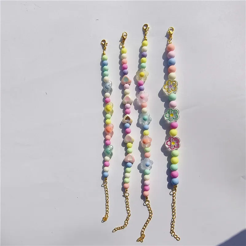 Colorful Pet Jewelry Cat Collar Cute Dog Necklace Pet Pearl Collar Flower Shape Dog Grooming Accessories