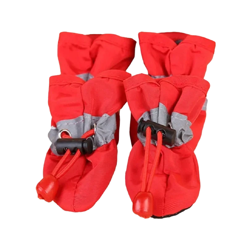 Pet Shoes Soft Bottom Breathable Waterproof Not Off Teddy Spring Autumn and Winter Out Pet Shoes Boots Sets Rain Shoes