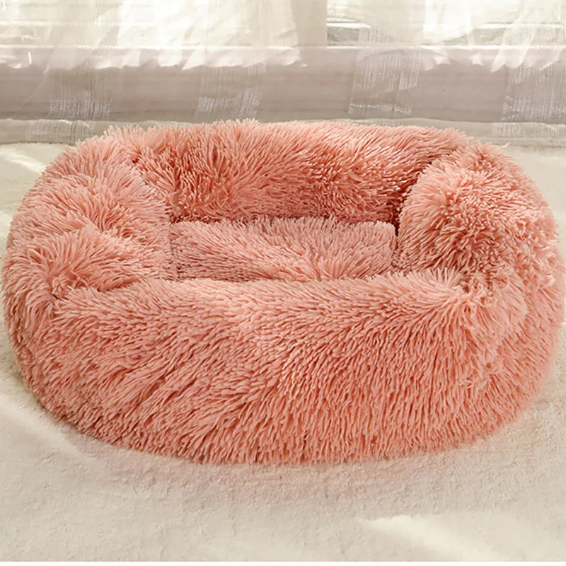 Dog Bed Super Soft Washable Long Plush Pet Kennel Deep Sleep Dog House Velvet Mats Sofa Pet Cat Bed For Dog Basket