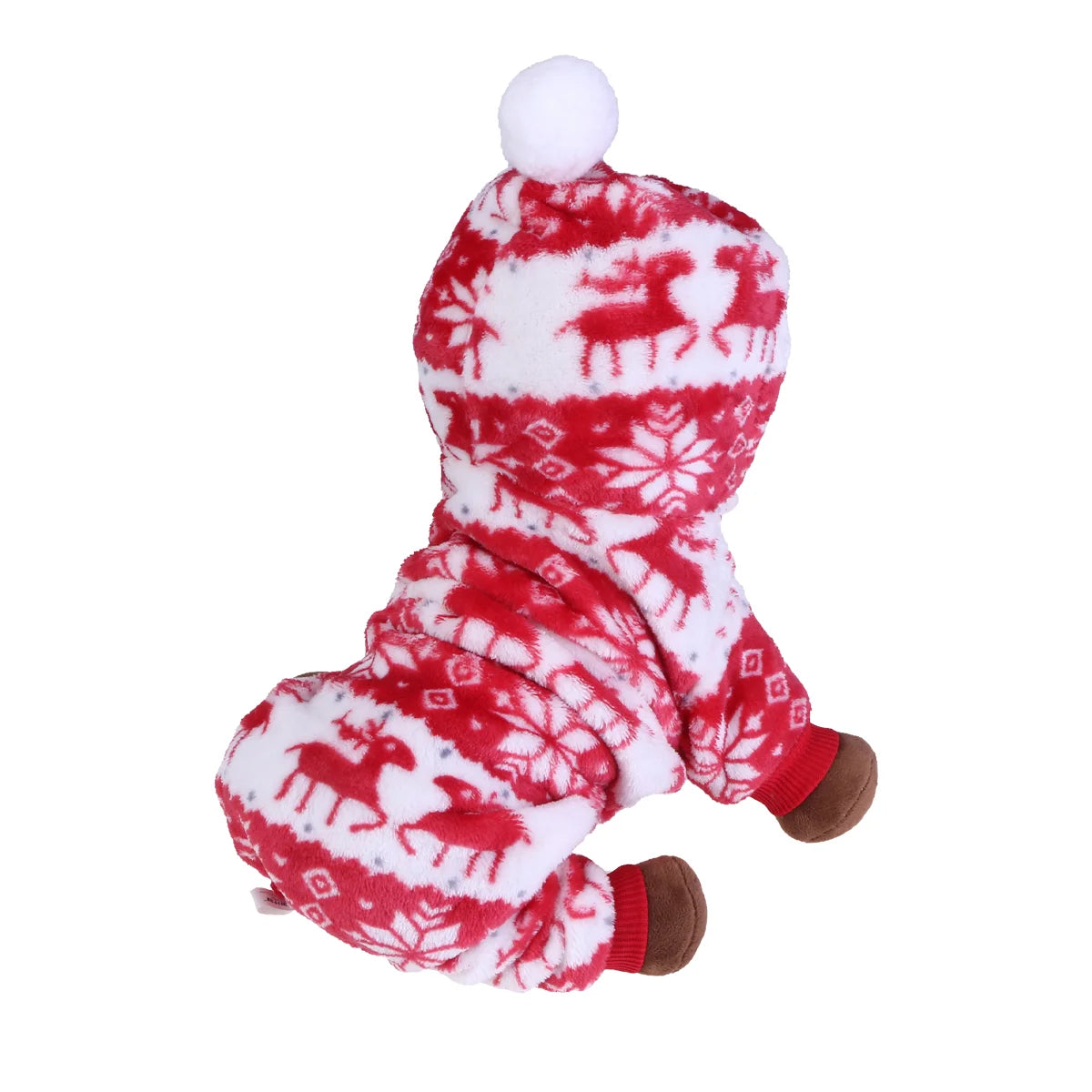 Outfit Dog Christmas Cloth Pet Jumpsuit Party Elk Four-legged Clothing Clothes Cat Costume