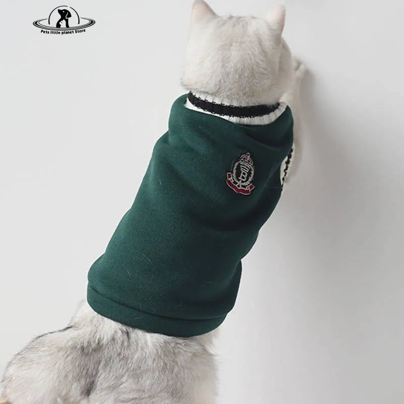 Cat Dog Sweater Pullover Winter Pet Clothes for Small Dogs Cat Vest Puppy Jacket Pet Cat Clothing Kitty