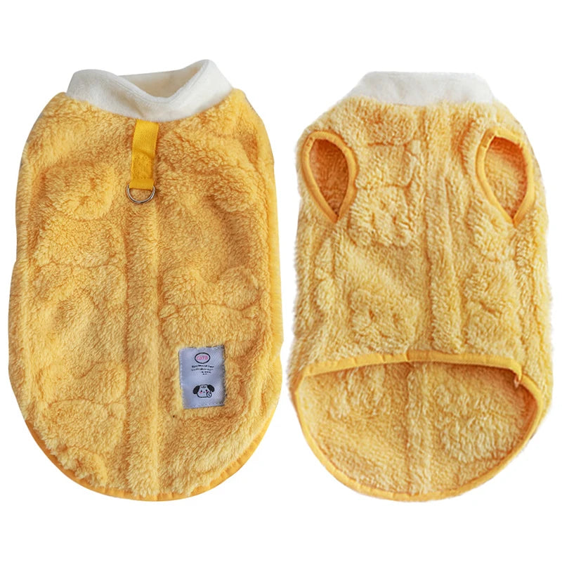 Winter Warm Dog Vest Clothes Comfor Soft Plush Dogs Cat Sweater for Maltese Yorkies Clothing Poodle Chihuahua Apparel Puppy Coat